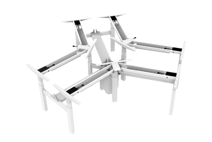مكتب كهربائي قابل للتعديل DS9 / 120 درجة متعدد المحطات
